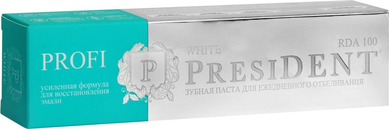 PRESIDENT PROFI White - зубная паста (50мл), PRESIDENT DENTAL / Германия