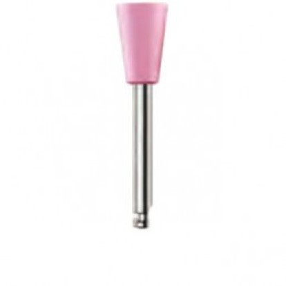 Резинка полировочная Kenda ЧАША розовая (ультрамелкая) для углового наконечника , 1 шт 