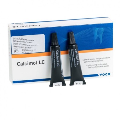 Кальцимол / Calcimol LC - прокладочный материал светового отверждения (2*5г), VOCO / Германия