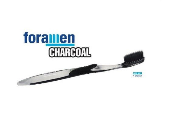 CHARCOAL - зубная щетка ультрамягкая, FORAMEN / Испания
