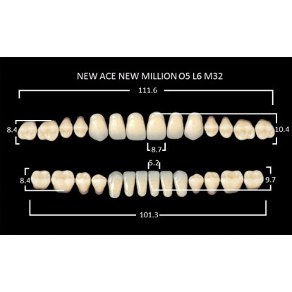 Зубы планка 28 шт MILLION NEW ACE O5/A3.5