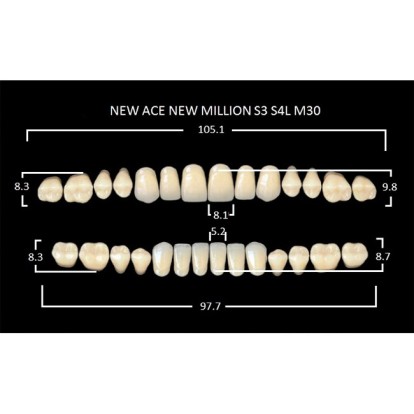 Зубы планка 28 шт MILLION NEW ACE S3/A3.5